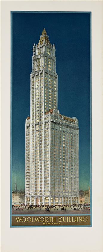 DESIGNER UNKNOWN Woolworth Building / New York. Circa 1913.                                                                                      